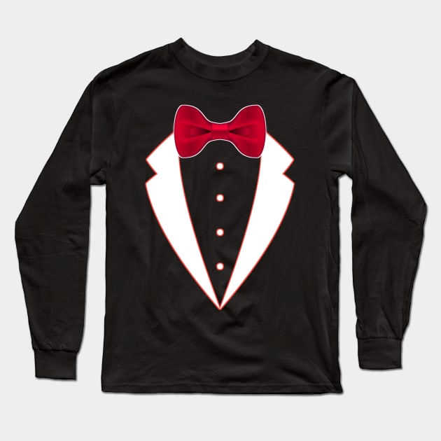 TUXEDO Long Sleeve T-Shirt by Mary shaw